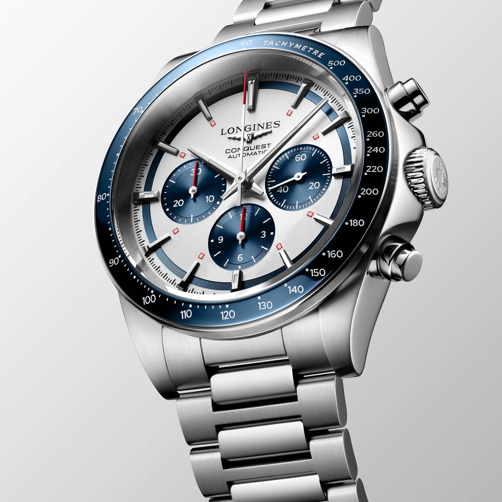 Longines Conquest Automatic Chronograph 42 mm Stainless Steel